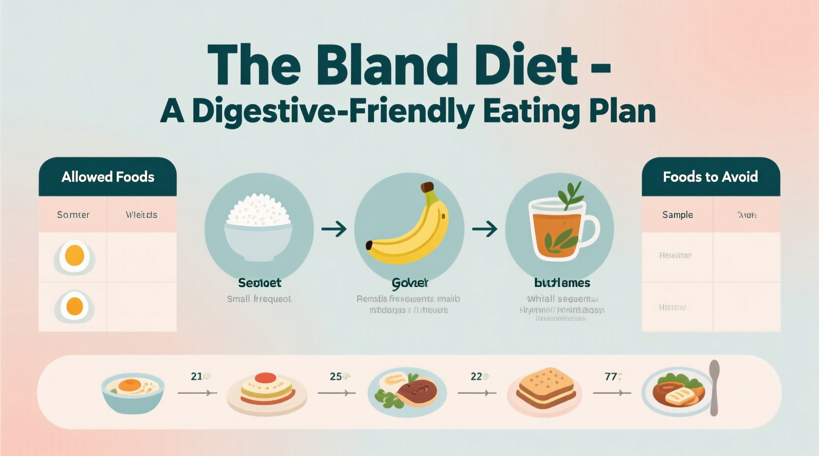Bland Diet Food List PDF