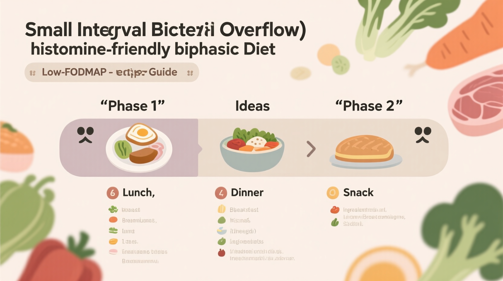 sibo histamine bi-phasic diet recipes